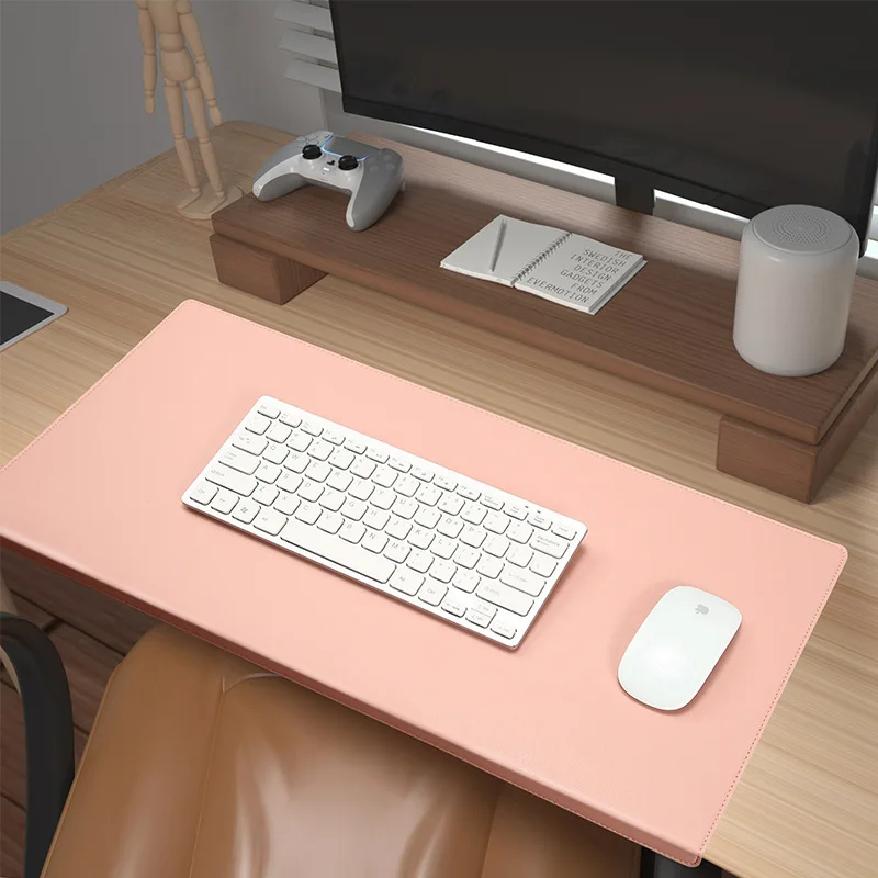 Ergonomische Bureaumat met Polssteun 60-90cm – Antislip Kunstleren Deskpad voor Gaming & Thuiswerken | Sansoti