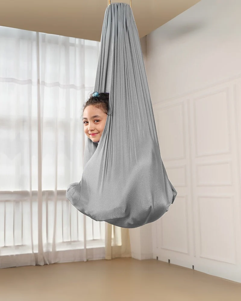 Sensorische Hangschommel voor Kinderen – Zacht Cocon Design – Therapeutische Schommelstoel met Diepe Drukstimulatie voor Rust en Ontspanning | Sansoti