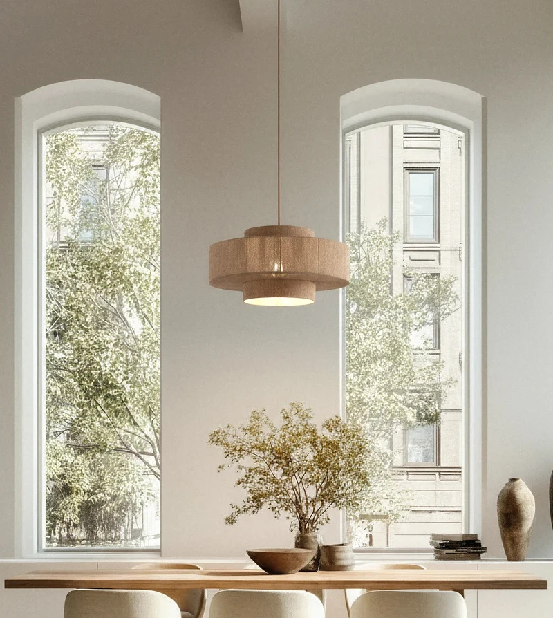 Hanglamp Gevlochten Katoen 50cm Boho Scandinavisch Design Verstelbaar | Sansoti