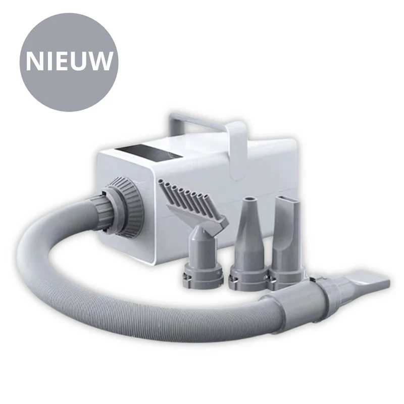 Livista Professionele Hondenföhn - Waterblazer voor Hond - met 4 Opzetstukken - Honden Droger - Stil Design - 3200W