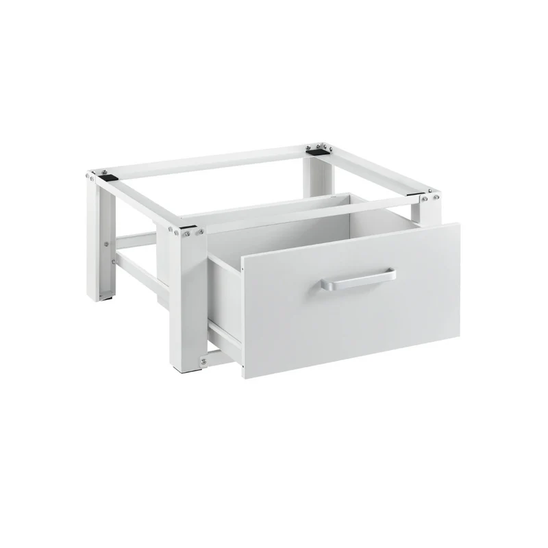 Livista Wasmachine onderkast met lades - Wasmachine kast - Opbergkast - Wasmachine onderkast - 62x57x32 cm - Wit