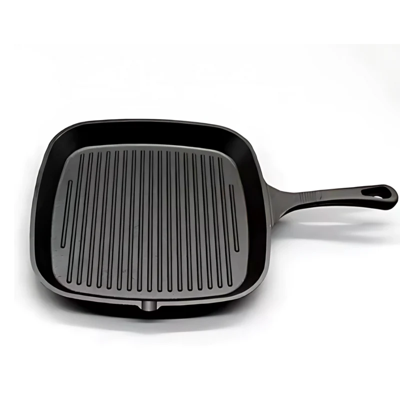Livista Gietijzeren Grillpan 28 cm – Grillpannen - Vleespan BBQ - Pan Inductie – Skillet