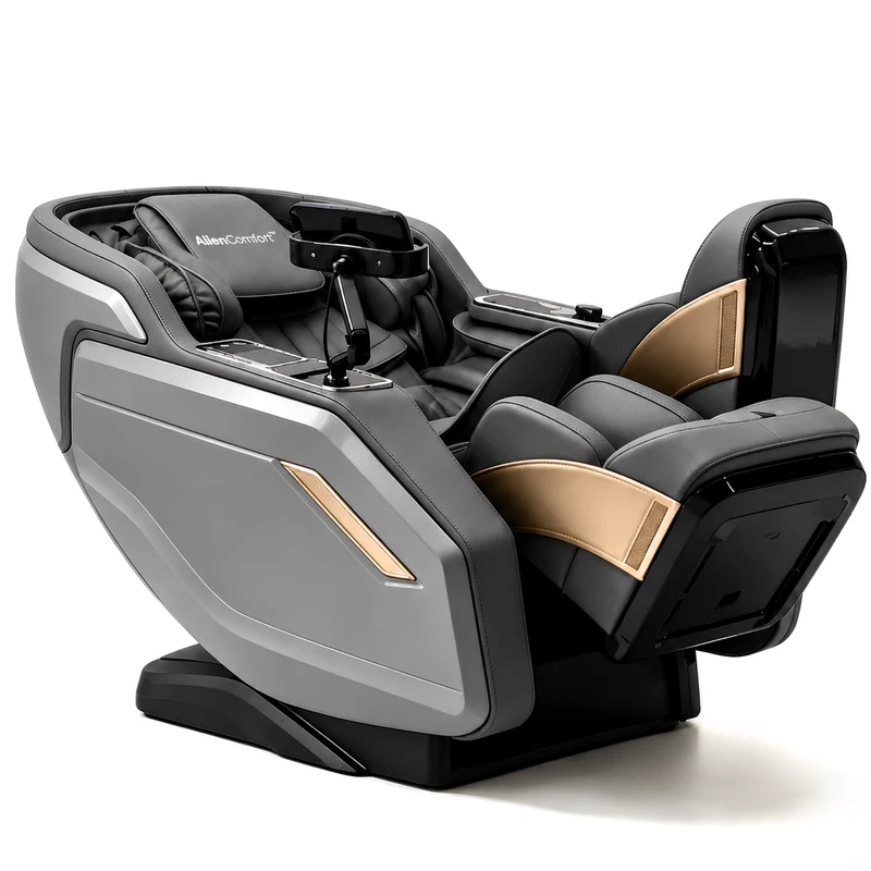 AlienComfort™ Therapeutische massagestoel PULSAR PRO - Grijs