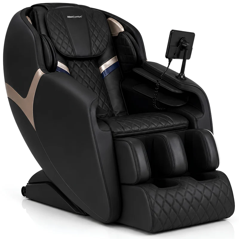 AlienComfort massagestoel PLUTO - Zwart