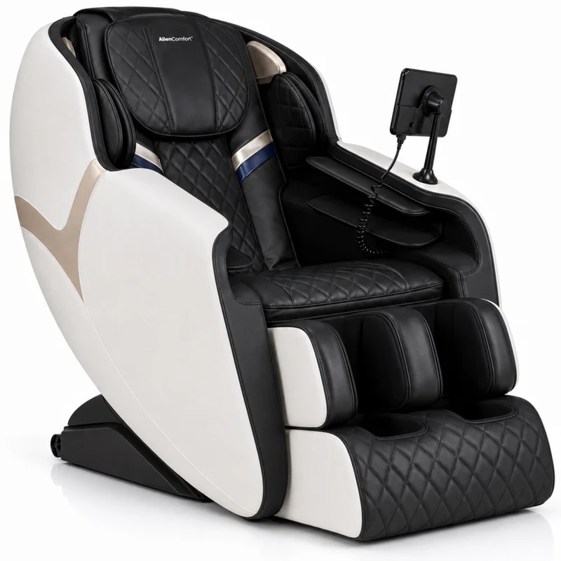 AlienComfort massagestoel PLUTO - Wit