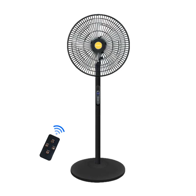 Livista Statiefventilator - Met Afstandsbediening - Staande Ventilator - 112 cm Hoog - 8 Snelheden - Timer - 90° Oscillerend - 40° Kantelbaar - Zwart