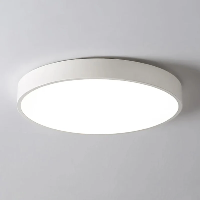 Ronde LED Plafondlamp Ultraplat Nordic Modern Dimbaar Acrylic Woonkamer Slaapkamer | Sansoti
