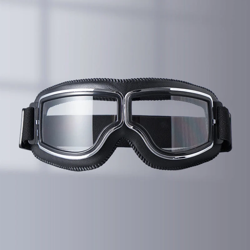 Retro Motorgoggles met Beschermglazen en Verstelbare Band | Sansoti