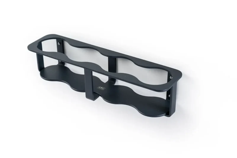ARC ALU 4-Glazenhouder - Zwart