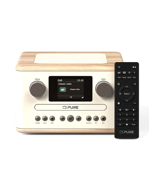 Pure Classic C-D4 wit tafel radio met CD-speler
