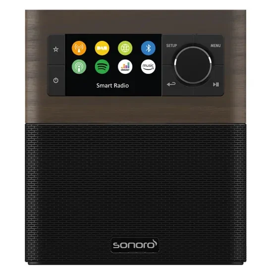 Sonoro Stream walnut compacte allround radio