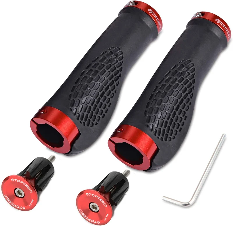 eBike Grips - Black & Red