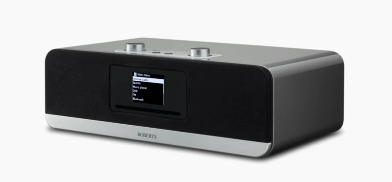 Roberts Stream 67 zilver met ingebouwde CD-speler, USB, 30x presets