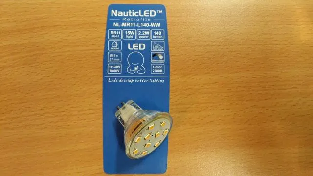 NauticLED MR11 L140 lichthoek breed 120 graden, 2700K