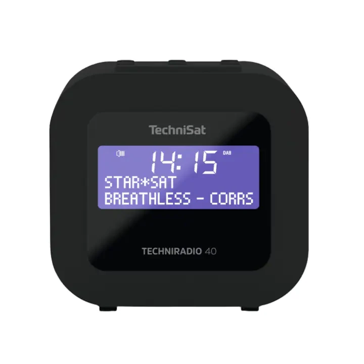 TechniSat Techniradio 40DAB+ zwart Cubusvormige klokradio
