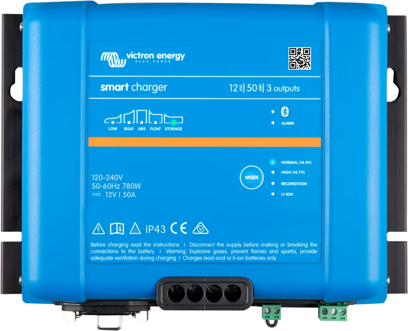 Victron Phoenix Smart IP43 12/50(3) 120-240V acculader