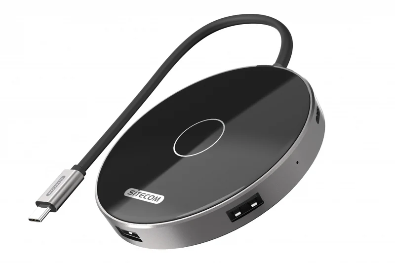 Sitecom CH-004 Wireless Charging USB-C Hub