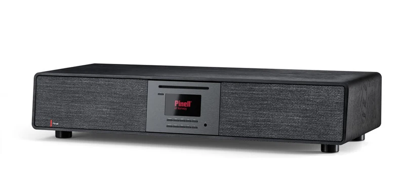 Pinell Supersound901-black complete stereo tafelradio met ingebouwde CD speler