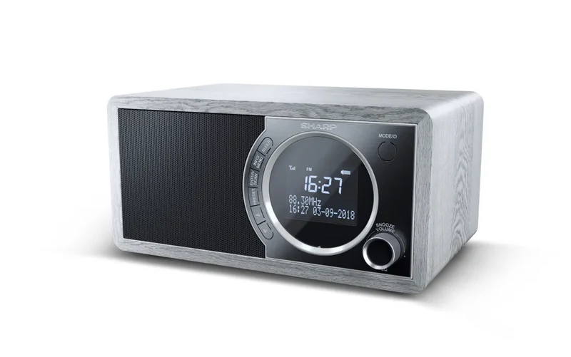Sharp DR-450(GR) tafelradio met Dab+ en FM radio en bluetooth