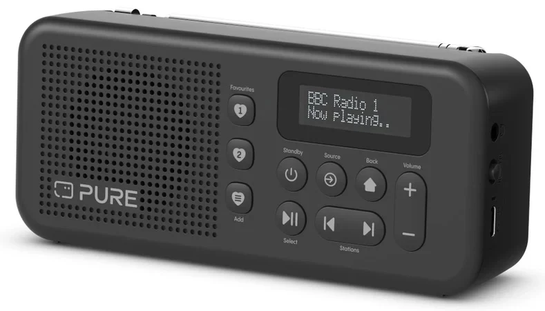 Pure Elan Move Draagbare Radio - Zwart