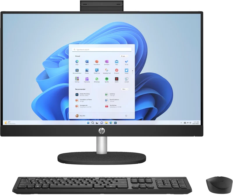 HP 24-cr0055nd All in One Computer met 24 inch scherm