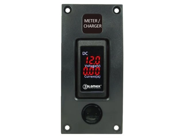 Talamex Curved add-on paneel Volt-/amperemeter