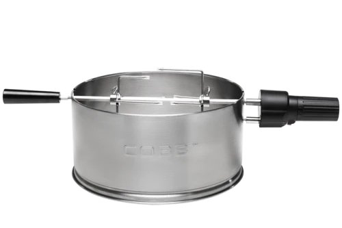 Cobb Rotisserie met de Cobb heerlijk roosteren aan het spit