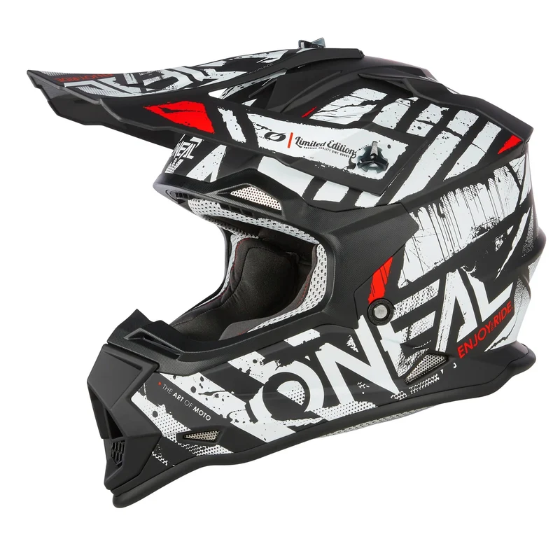 Helmet - O'Neal 2 SRS - Glitch Black & White