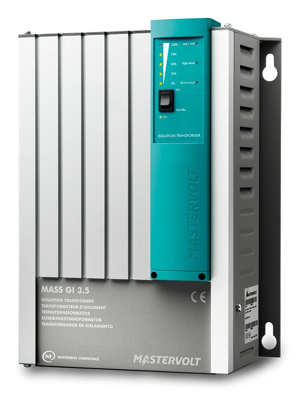 Mastervolt Mass GI 3.5 galvanisch elektrische scheiding aansluitspanning 90 V tot 255 V