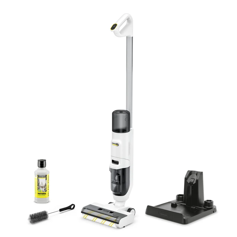 Karcher FC7 CORDLESS PLUS vloerenreiniger kan zowel droog en nat reinigen