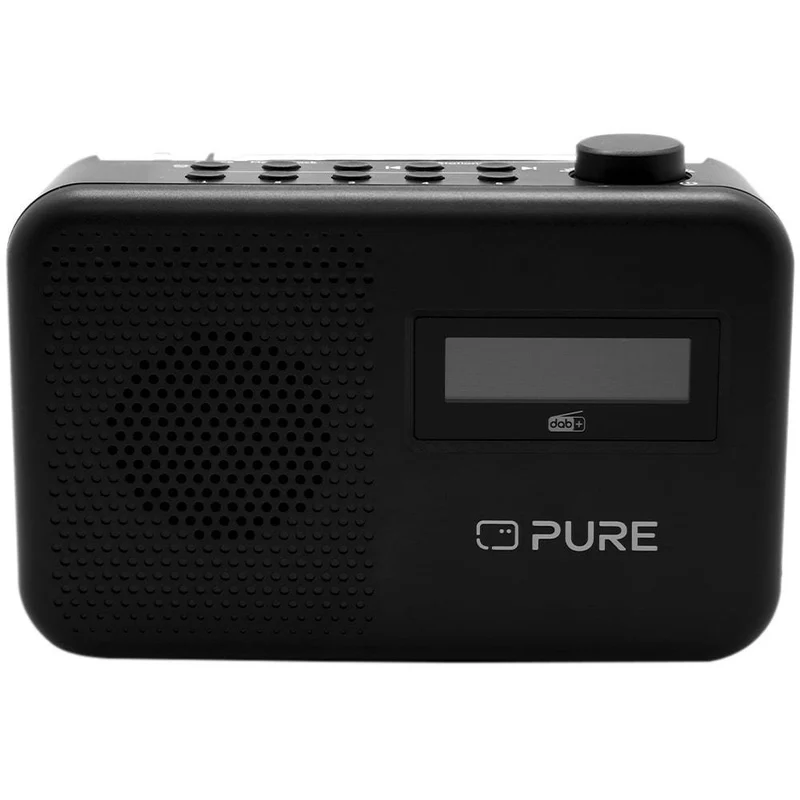 Pure Elan One2 Charcoal zwart compacte radio