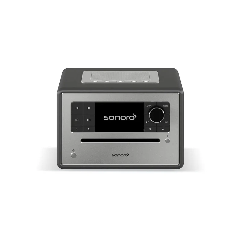 Sonoro Elite grafiet wekkerradio met CD-speler en een Smart allrounder