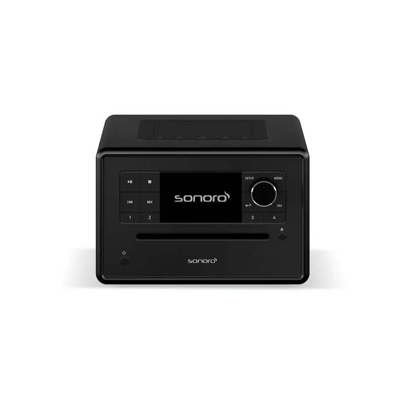 Sonoro Elite zwart wekkerradio met CD-speler en een Smart allrounder