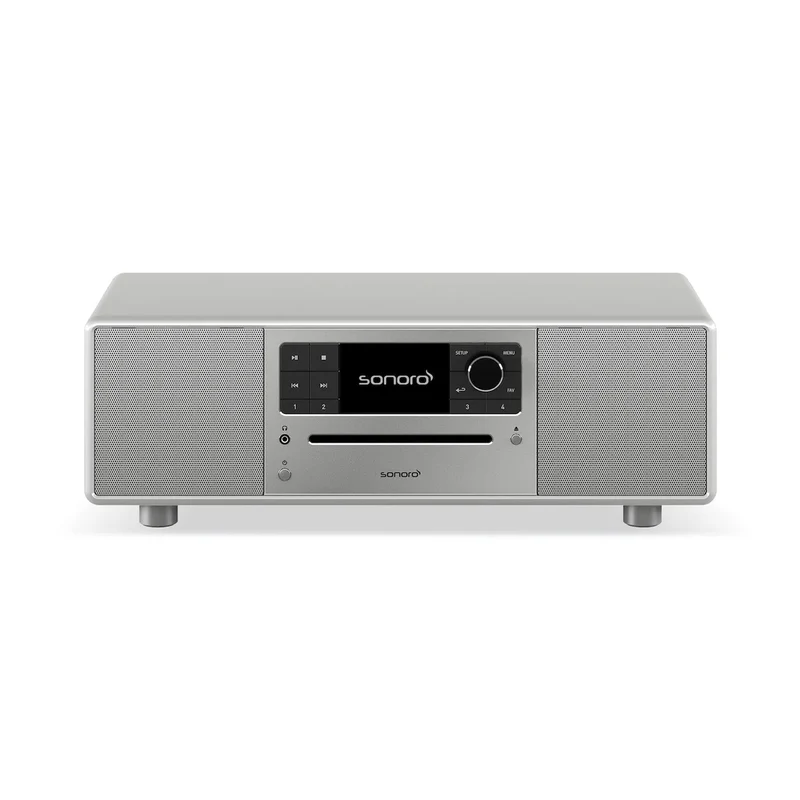 Sonoro PRESTIGE zilver Smart all-in-one audiosystem