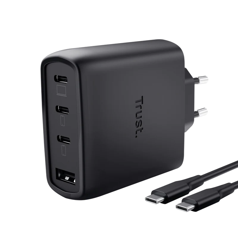 Trust MAXO 65W 4P GAN CHARGER BLK