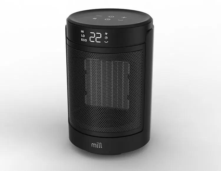 Mill FH1500BLACK compacte ventilatie verwarming