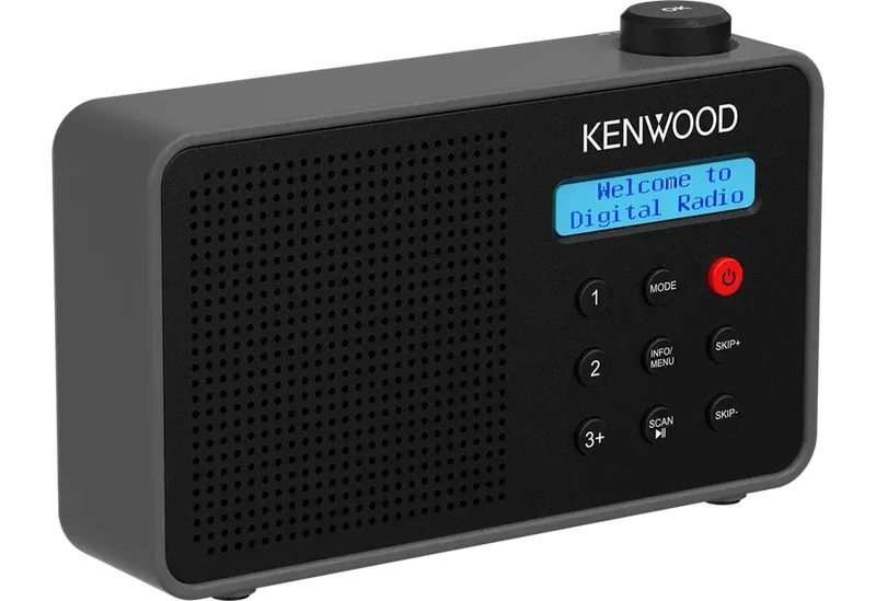 Kenwood CR-M25DAB-B Compacte radio FM/DAB/BT/ASA, 2000 mAH accu zwart
