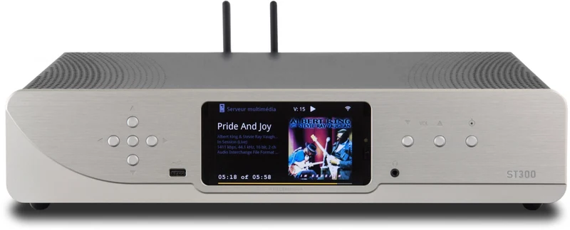 Atoll ST300 Signature zilver High End HiFi Streamer met DAC en 300,= inruilkorting oude Amp.