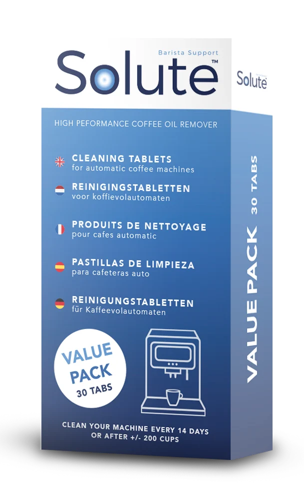 Solute reinigingstabletten 30 tabs blister 1.6 g 18 mm