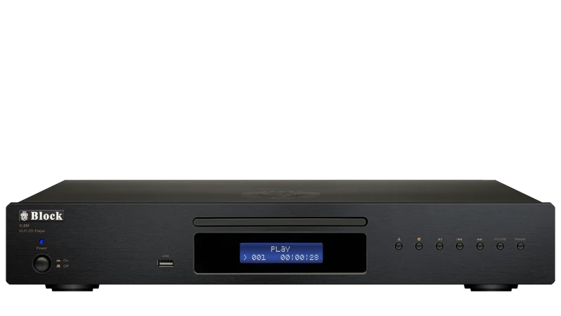 Block Audio C-250 Black met USB ingang,optionele ab gaat via de versterker V-250