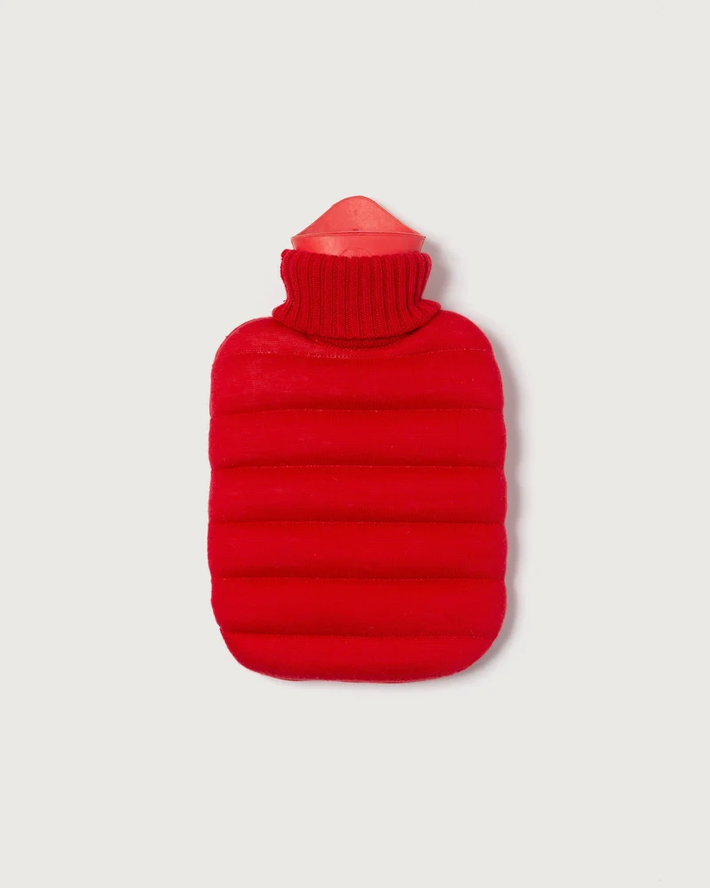 Mini Puffy Warmwaterkruik Cherry Red