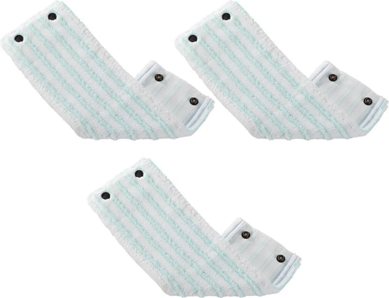 Leifheit Clean Twist M/Combi Clean M Vloerwisser Vervangingsdoek Met Drukknoppen Micro Duo33 Cm Set Van 3