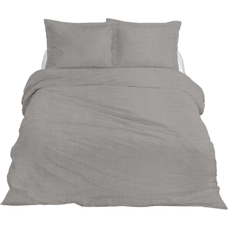 Ten Cate Premium Linnen Eenpersoons Dekbedovertrek 140X200/220 Cm Cloudy Grey