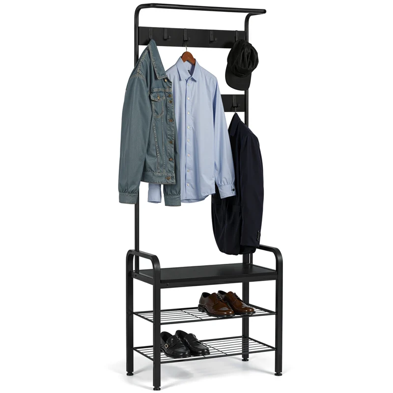 Goliving Kapstok - Zwart Hout