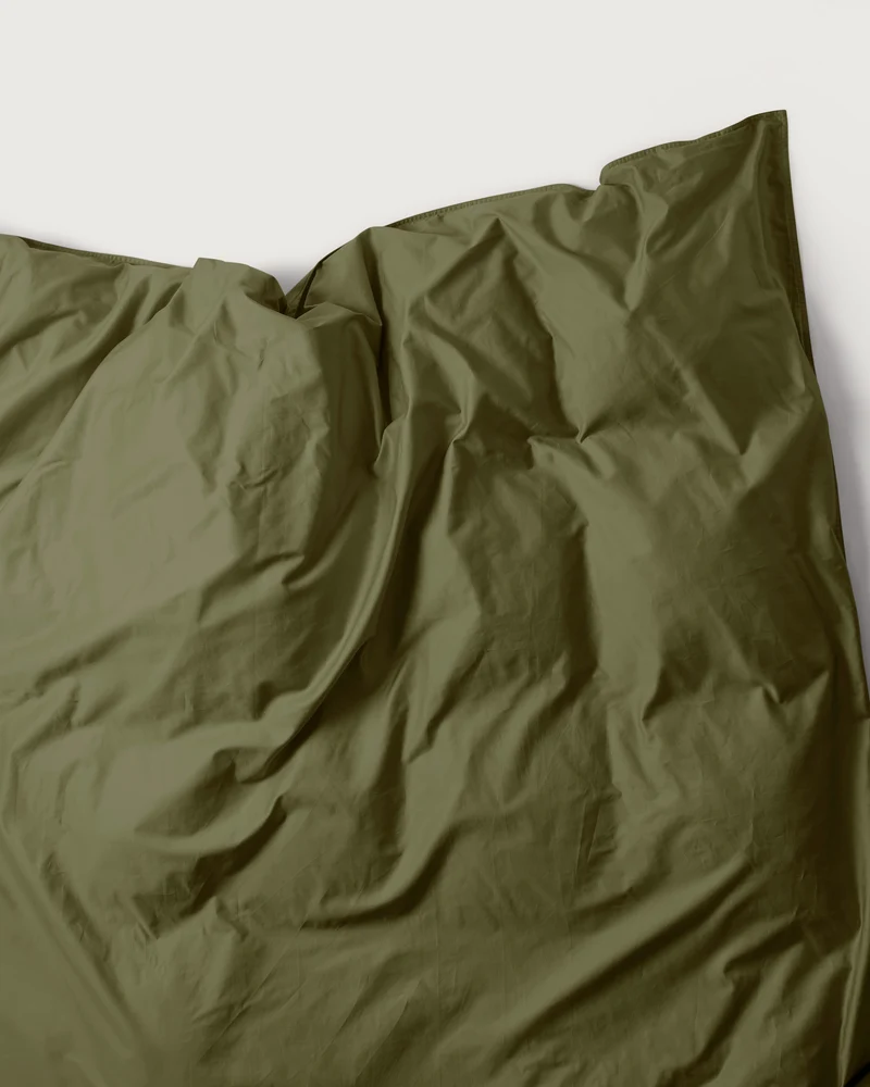 Dekbedovertrek Satijn Khaki Green