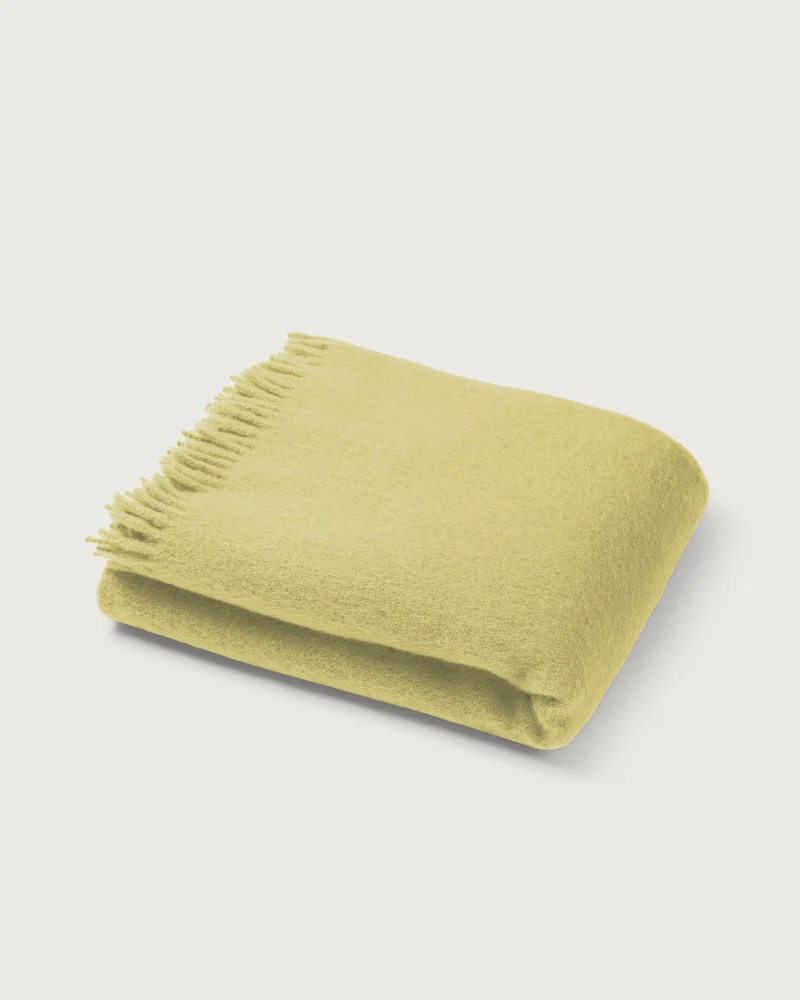 Mohair Plaid Cloud Butter Bean