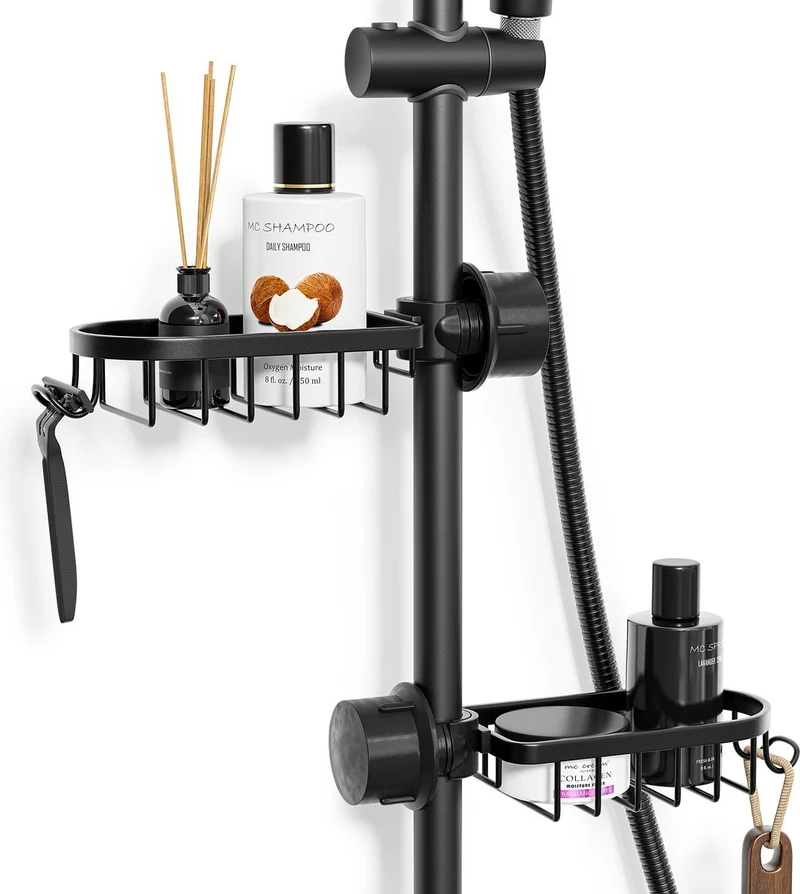 Goliving Doucherek Hangend - Set van 2 - Zwart