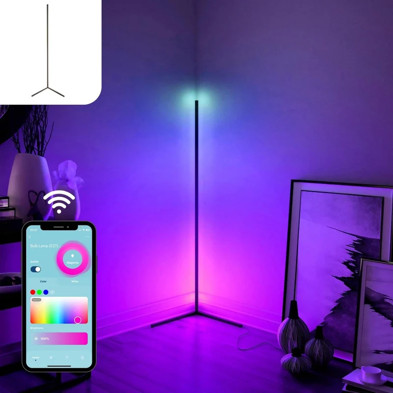 Gologi Slimme Vloerlamp LED - Zwart
