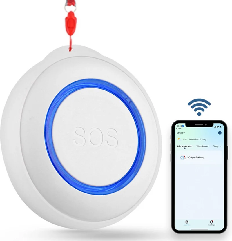 Gologi Slim persoonlijk alarm - Senioren alarm - Met app