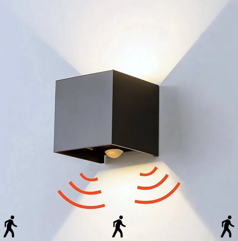 Goliving buitenlamp met bewegingssensor – Zwart